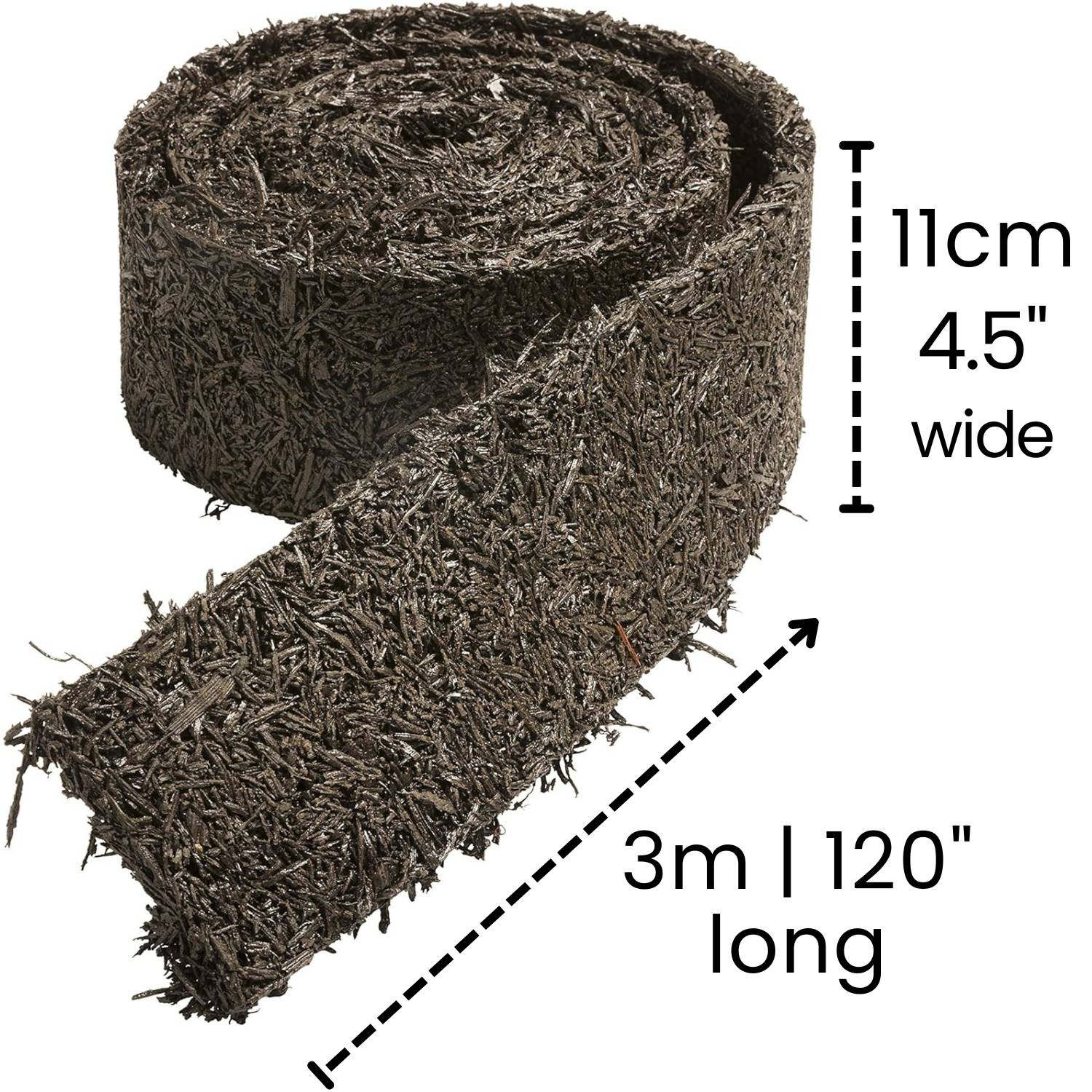 Rubber mulch bed edging: image 2