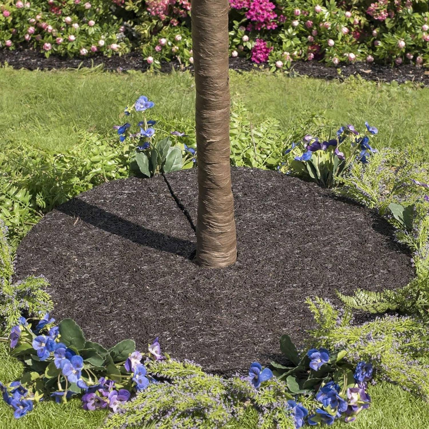 Rubber mulch bed edging: image 5