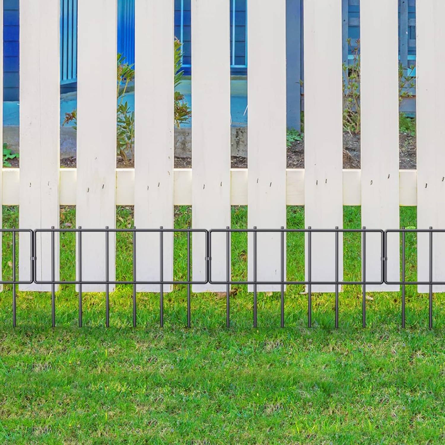 Animal barrier garden fence