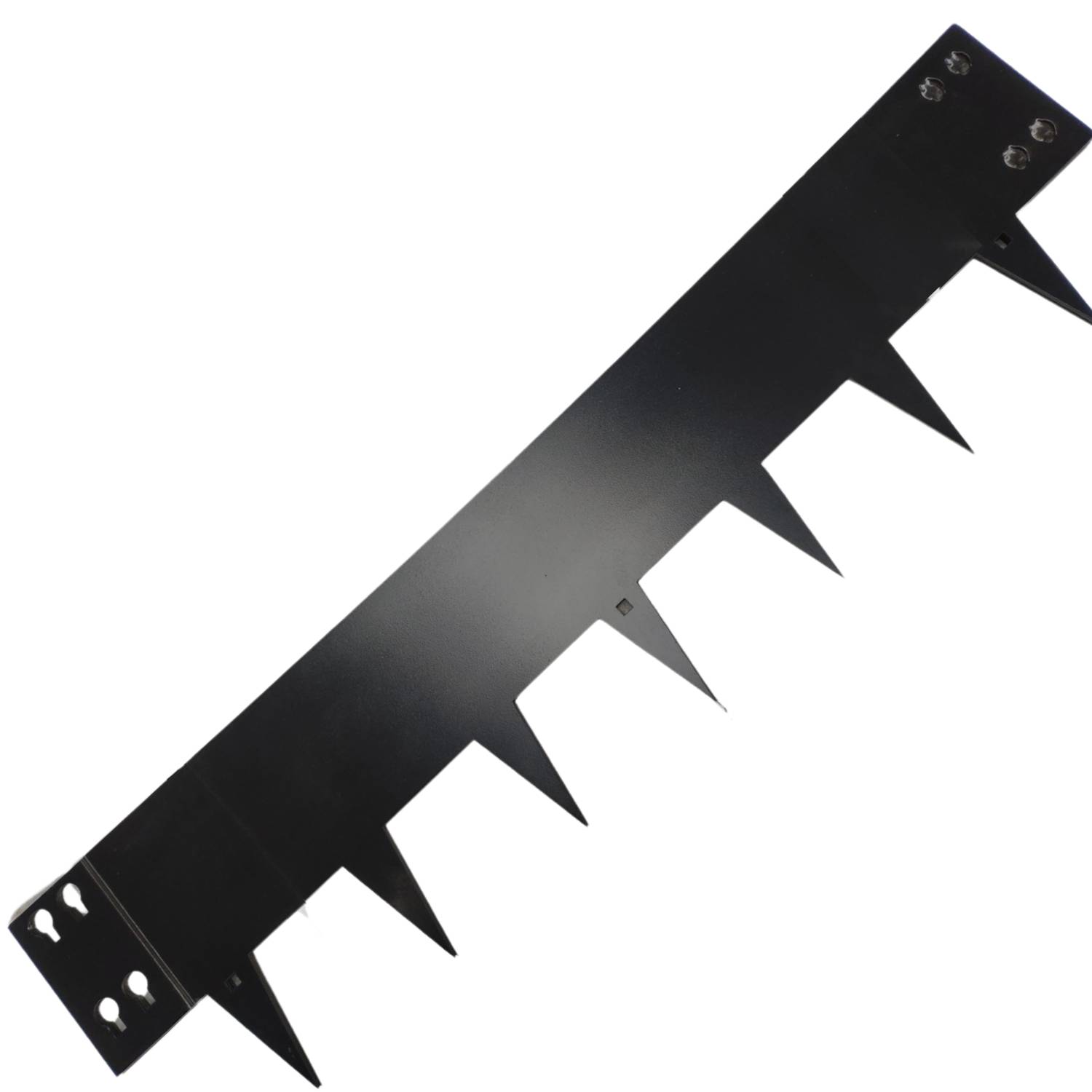 Black steel garden edging