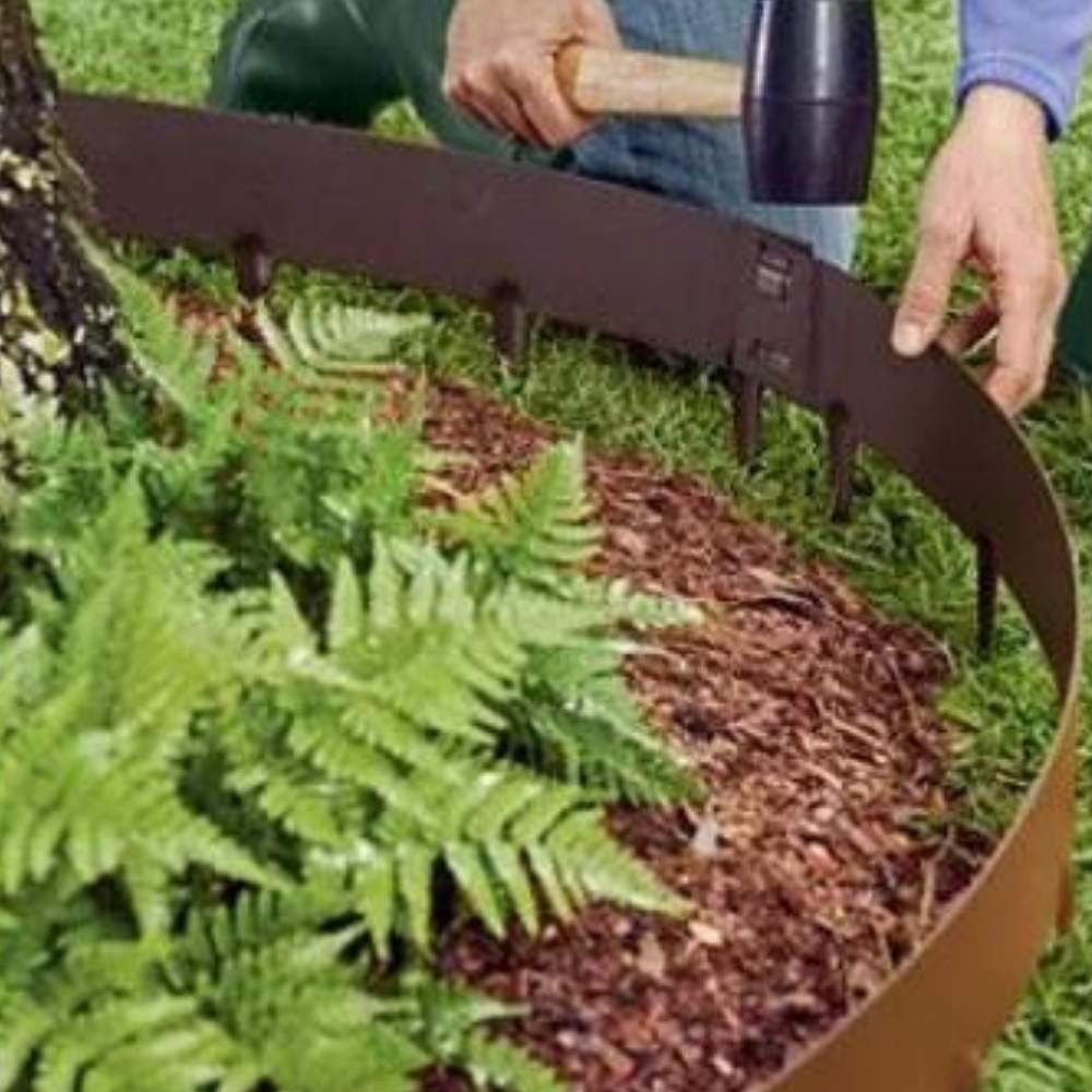 Corten steel garden edging: image 3