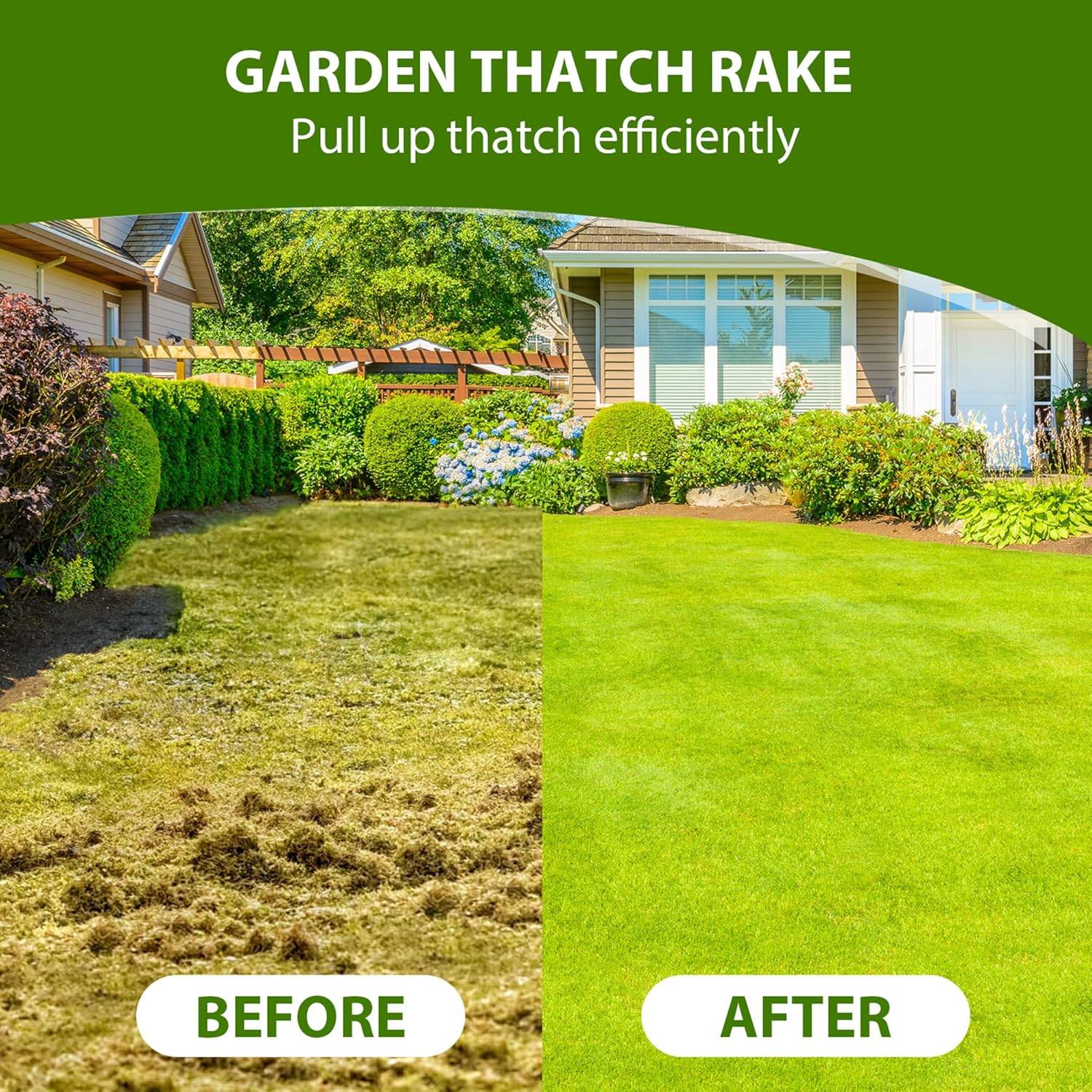 Grass dethatcher rake: image 7