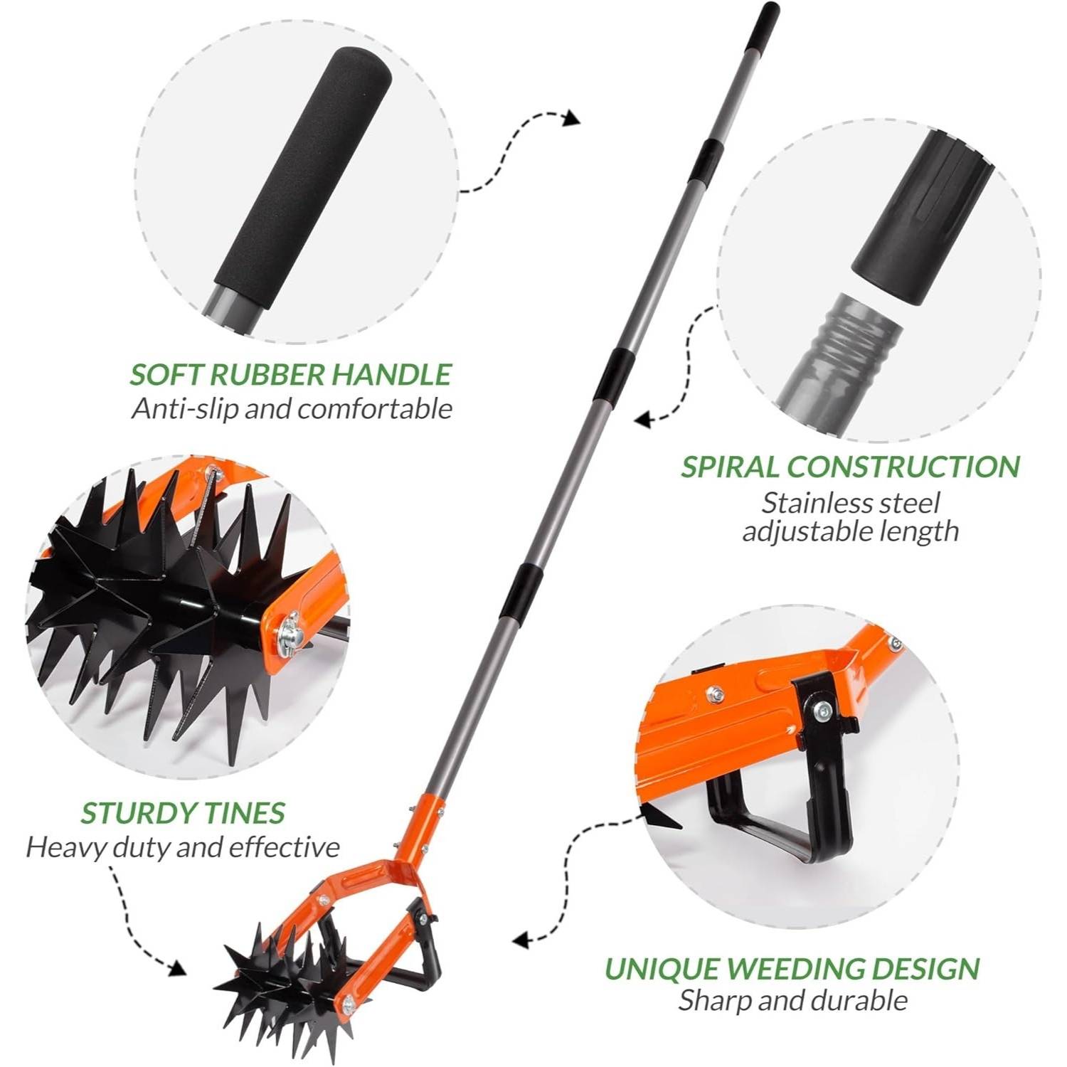 Hand tiller and cultivator